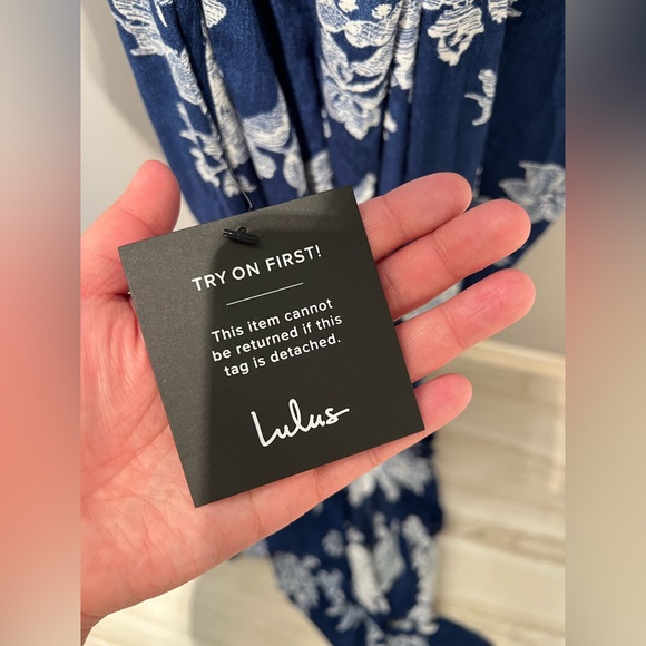 NWT Lulus Floral Wrap Dress - Picture 5 of 6